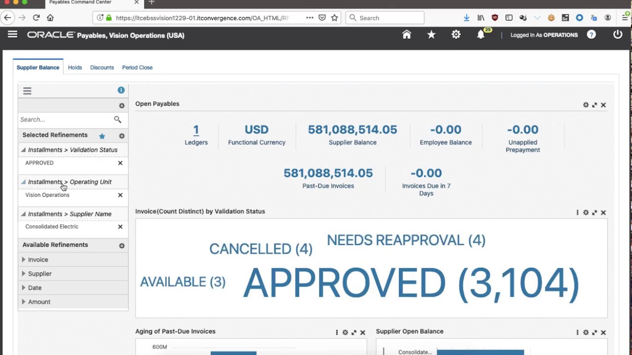 Review of Oracle Enterprise Command Centers V4