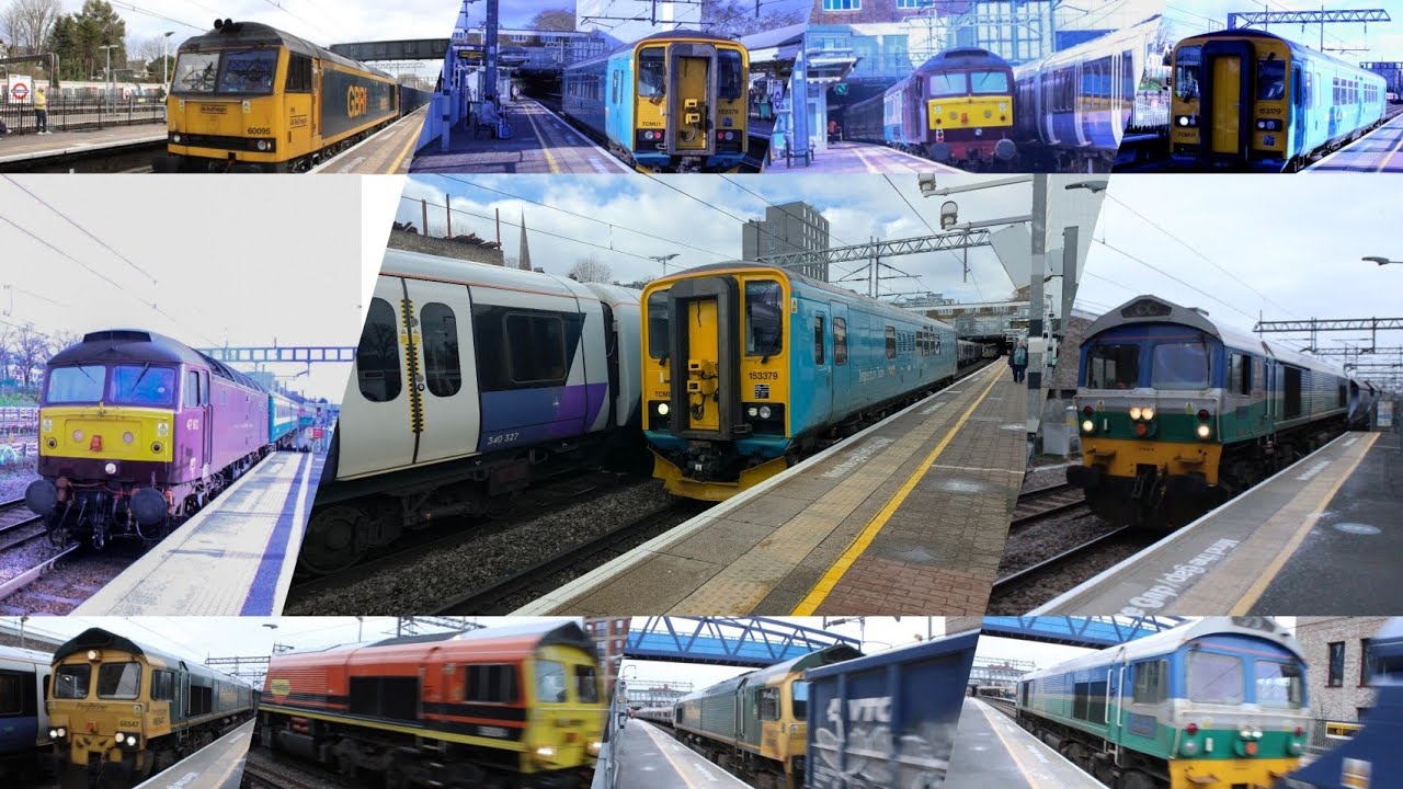 Fast Passenger, Freight & ECS Movements at Ealing Broadway and Southall 