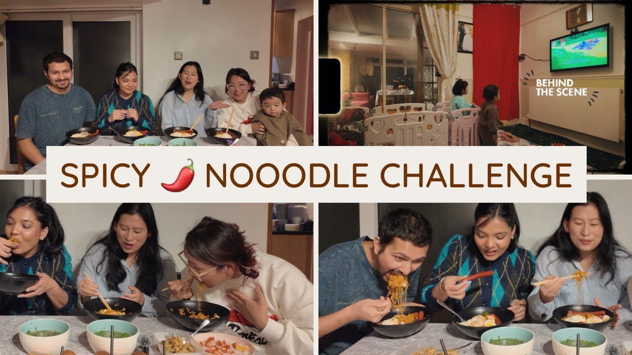 Back after long time again with a new video😬 #spicyfoodchallenge #uknepal 