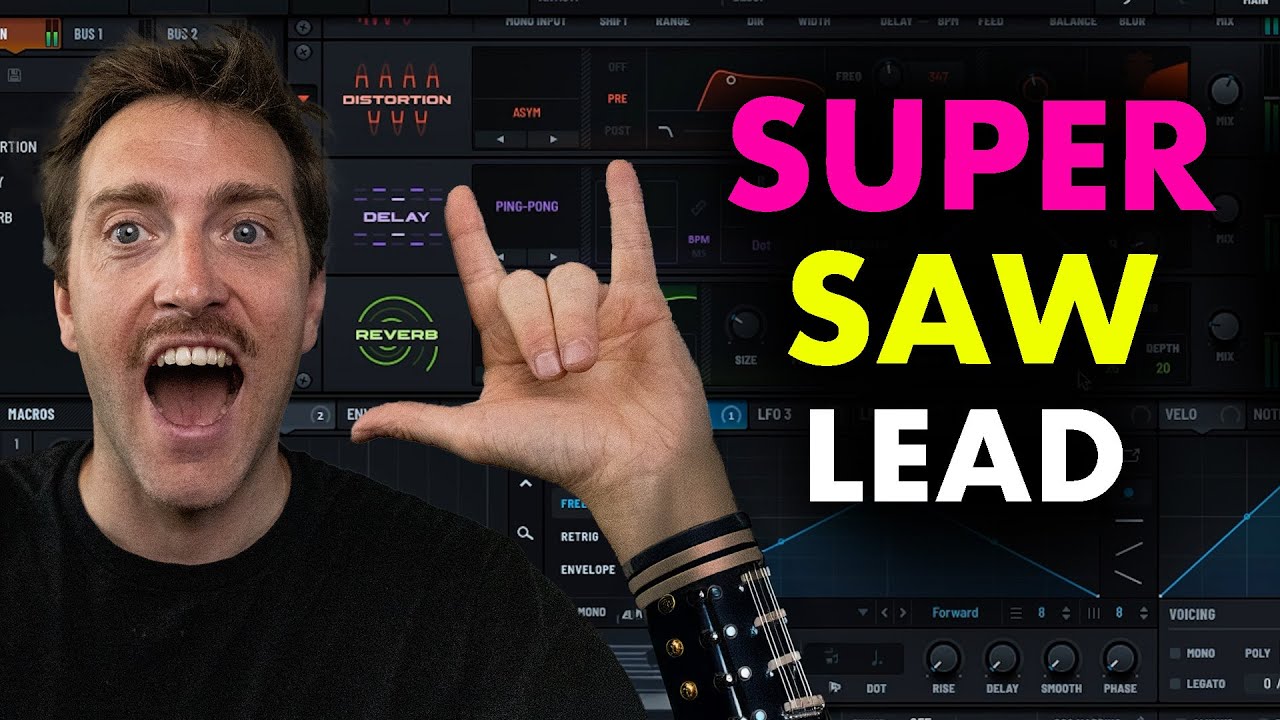 Gated Super Saw Lead - Psytrance Tutorial Ableton