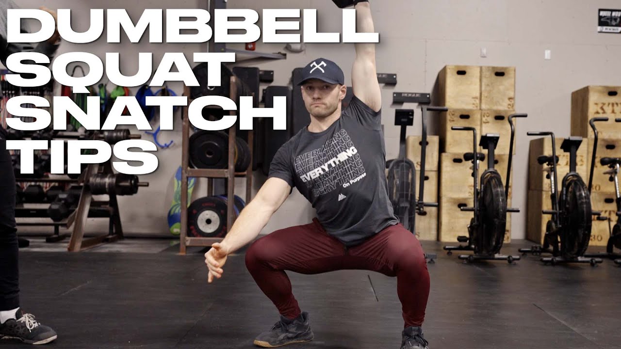 How to Perform the Dumbbell Squat Snatch