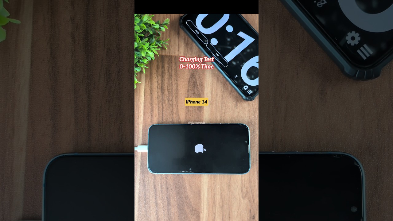iPhone 14 Battery Charging Speed Test 2025 (0-100% Time)