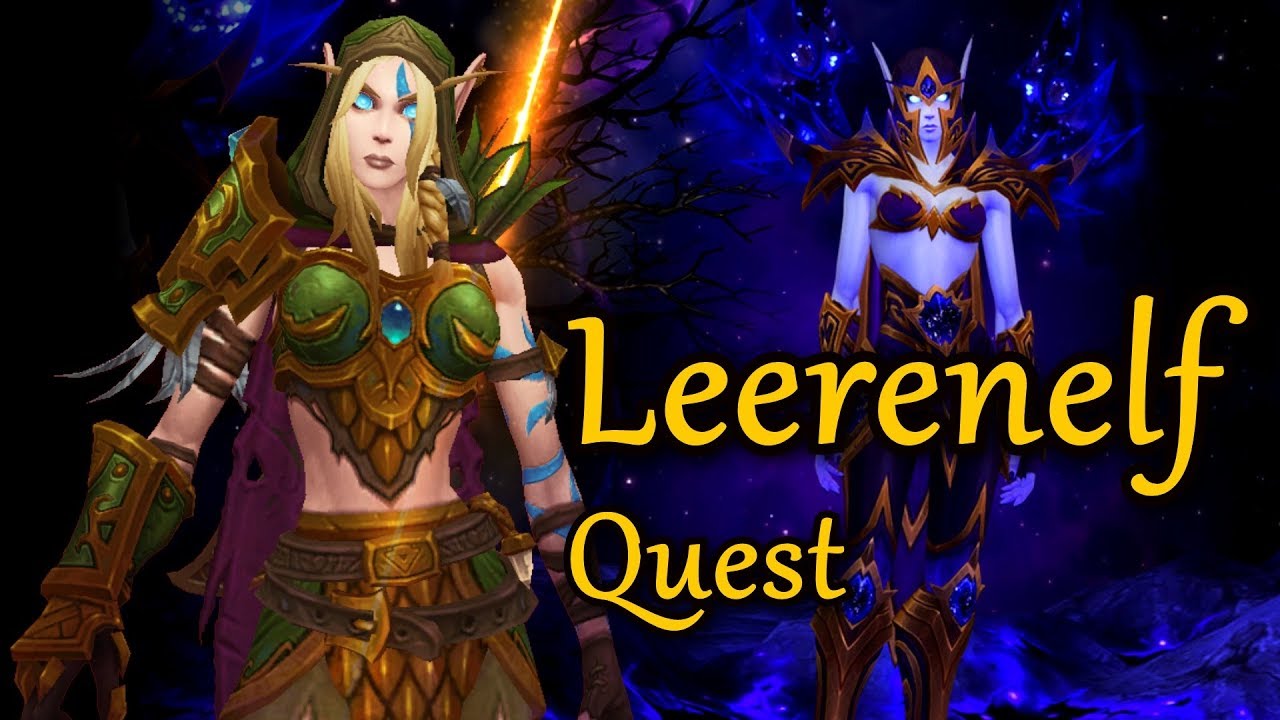 WoW VOLK LEERENELF Questreihe Die Geisterlande ★ let's play wow legion deutsch german