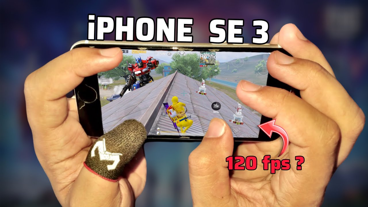IPHONE SE 3 HANDCAM IN 2025 🔥/ Smooth+Extreme graphics pubg test / ios 18 PUBG test