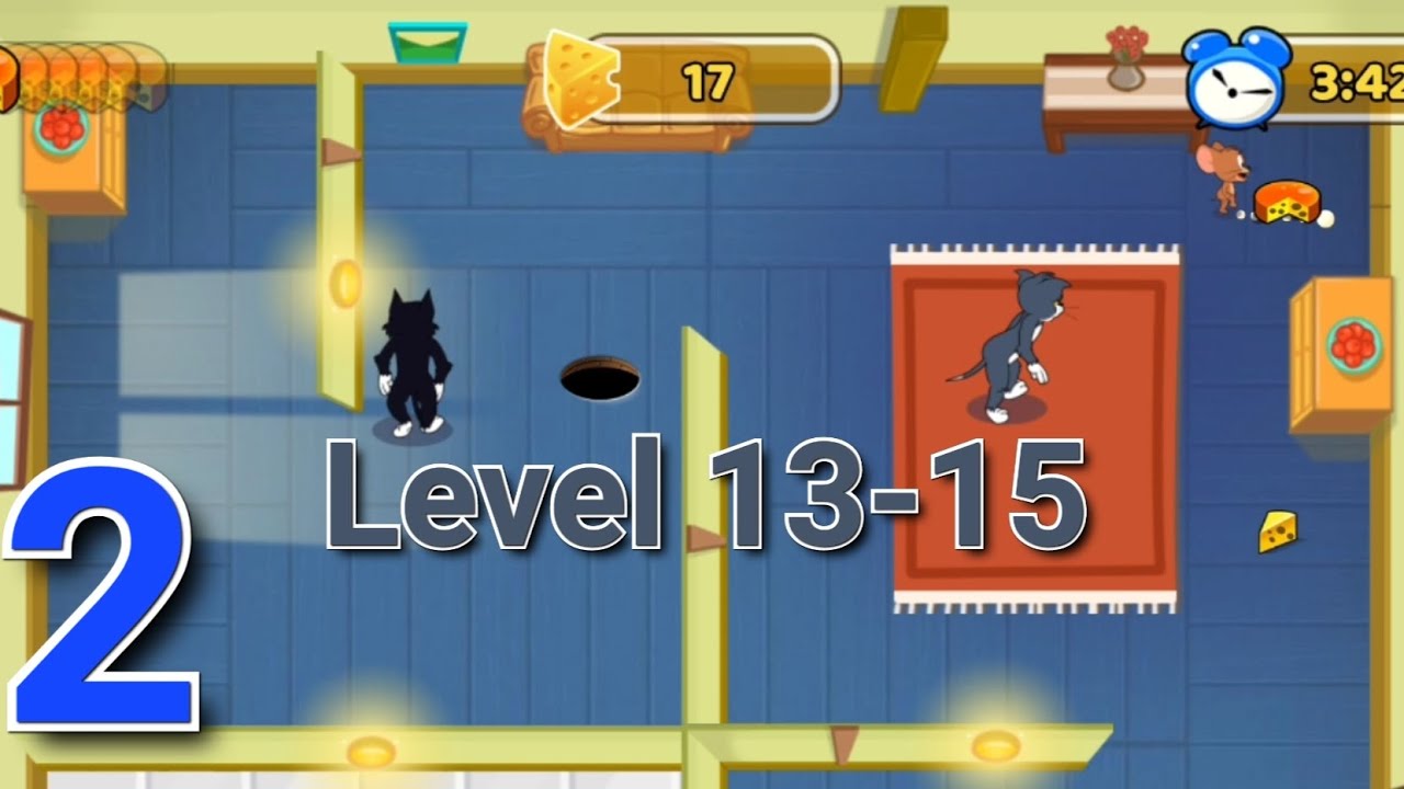 Tom and jerry mouse maze Level 13,14,15 (Part 2)