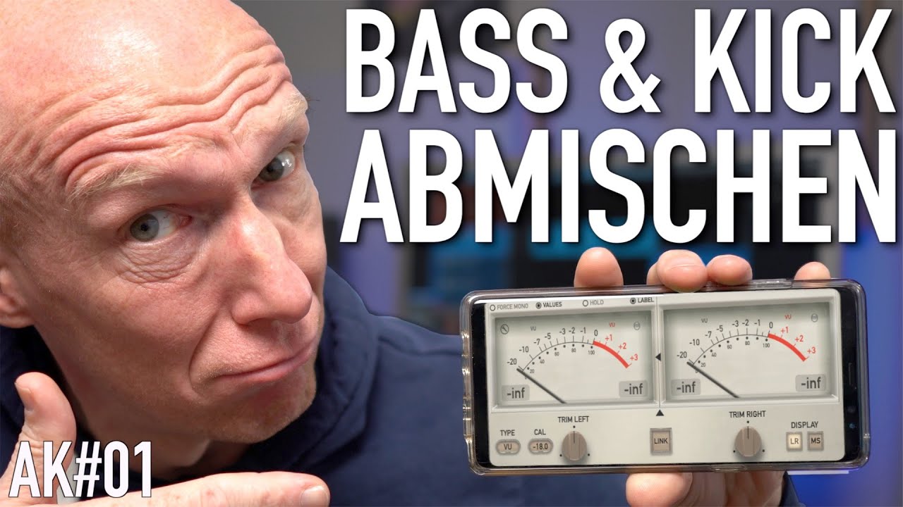 Kick und Bass abmischen & perfekt ausgelevelt | Abmischen Tutorial | Adventskalender 01