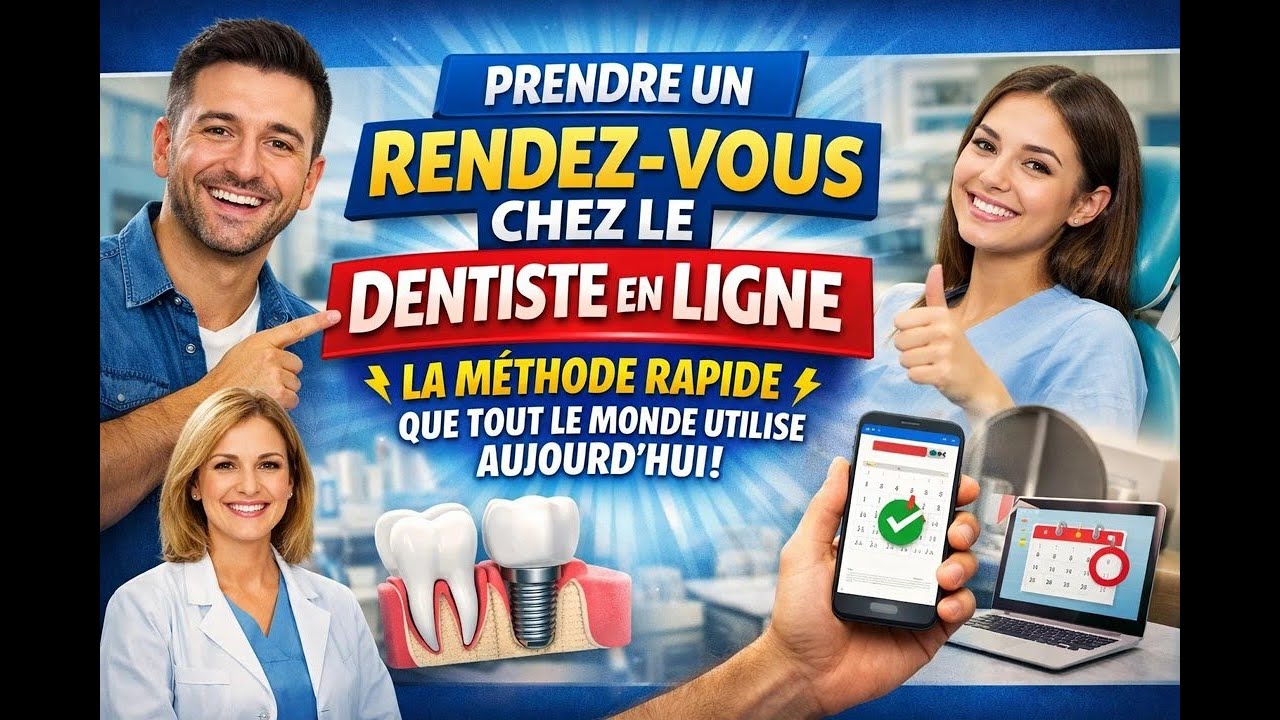 Prendre un Rendez-Vous Chez le Dentiste en Ligne : La Méthode Rapide Que Tout le Monde Utilise Aujou