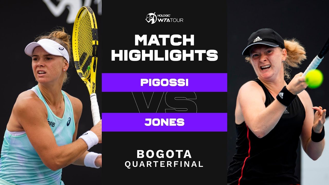 Laura Pigossi vs. Francesca Jones | 2023 Bogota Quarterfinal | WTA Match Highlights