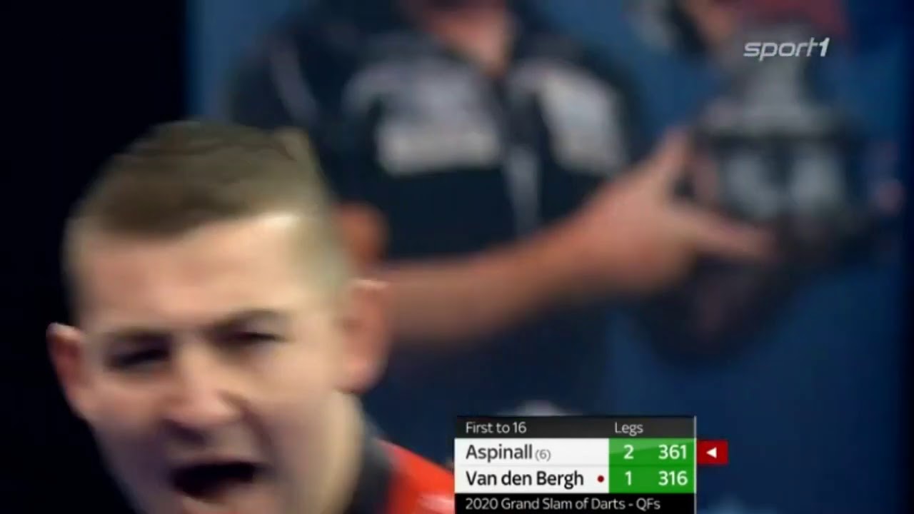 PDC Grand Slam of Darts 2020 | QF | Aspinall - van den Bergh