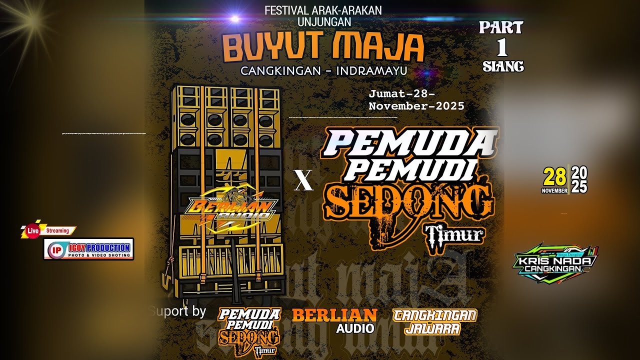 LIVE STREAMING NEW KRISNADA DALAM RANGKA UNJUNGAN BUYUT MAJA - SEDONG - CANGKINGAN 28 - 11 - 2025