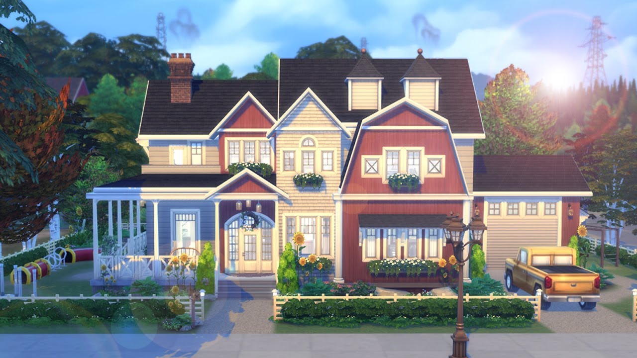 Brindleton Ranch 🌻 || The Sims 4 / 3 Packs ONLY! - Speed Build
