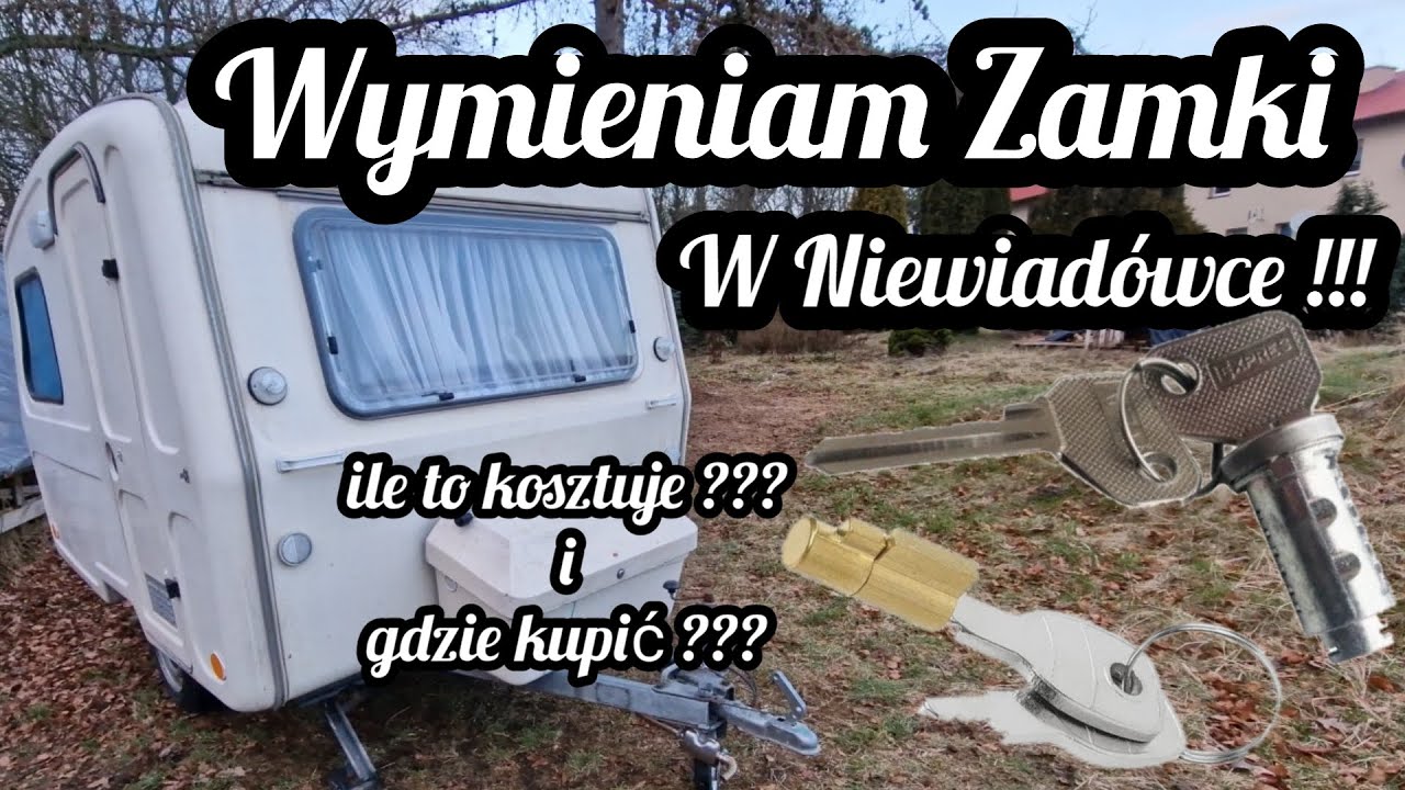#124 Wymieniam Zamki w Niewiadówce !!! Jak Zmienić Wkładkę Zamka Drzwi i Zabezpieczenie Zaczepu Haka
