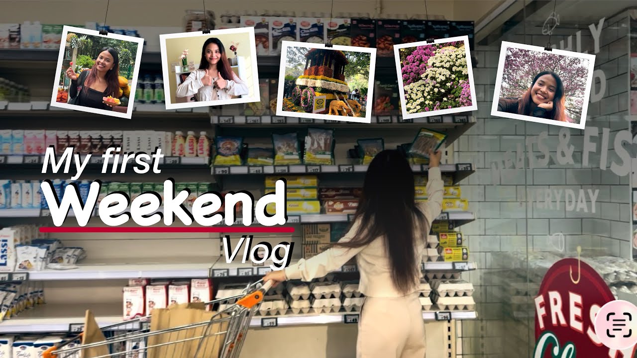 My First Weekend Vlog | From Groceries to Cherry Blossoms