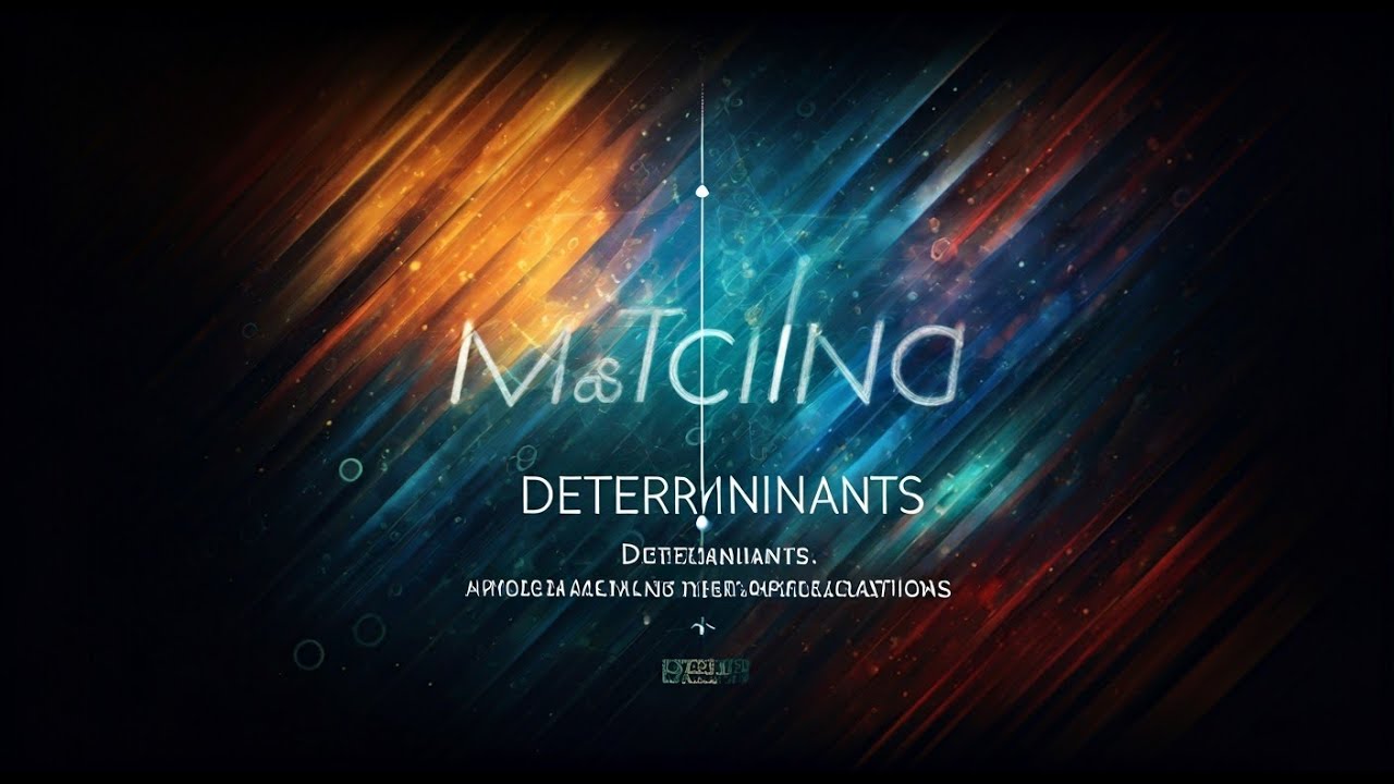 Step by Step guide to finding the Determinants: Worked Examples