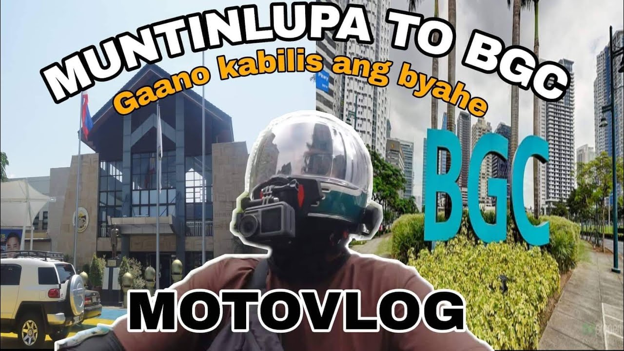 MUNTINLUPA to BGC | Gaano kabilis ang byahe gamit motor