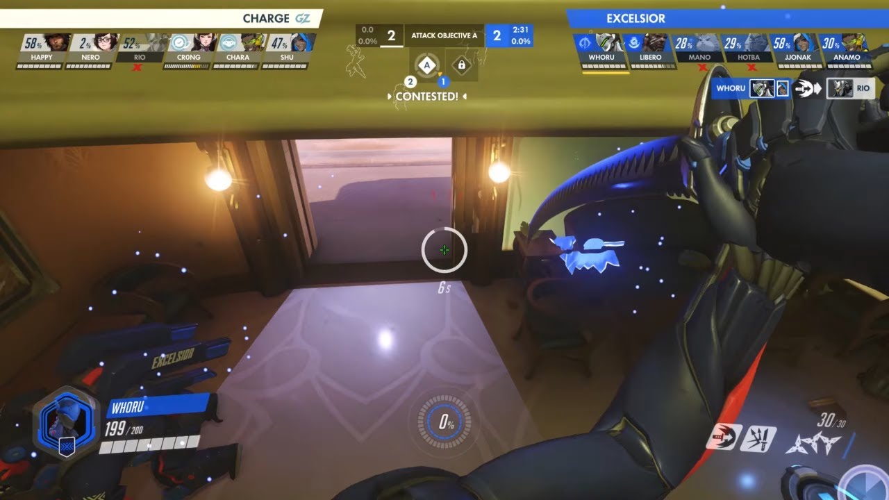 WHORU GENJI POV | New York Excelsior vs. Guanzhou Charge | OWL S3 Week 12
