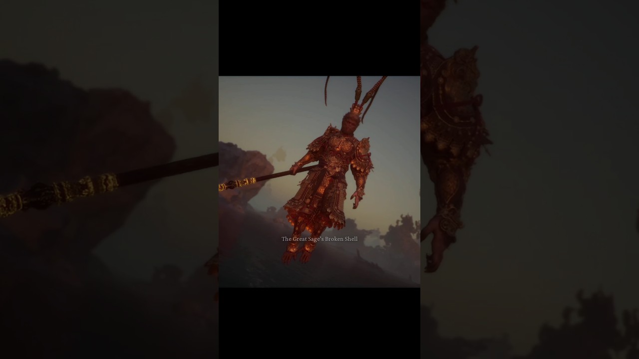 Black Myth Wukong Ending Cutscene (Stone Monkey & The Great Sage)