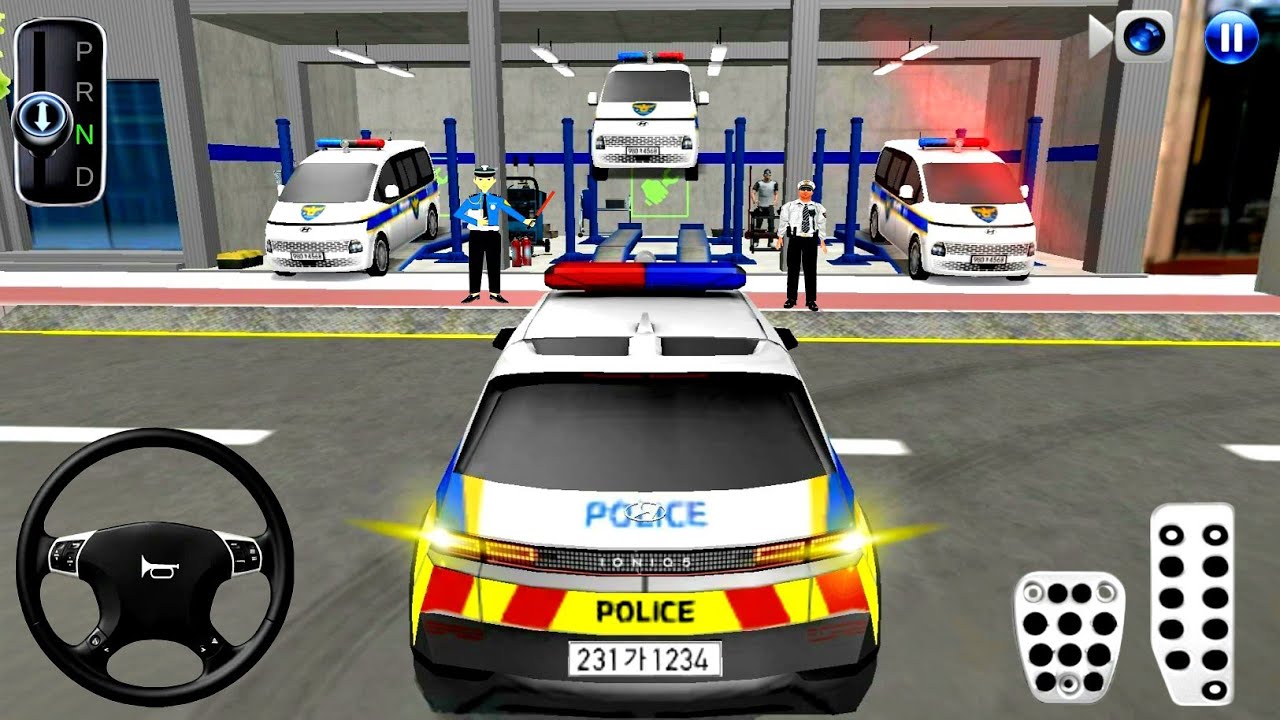New Four Police Cars & Super Cars in Auto Repair Shop 🔧🛻 3D Driving Class 2025 - Android Gameplay🎮