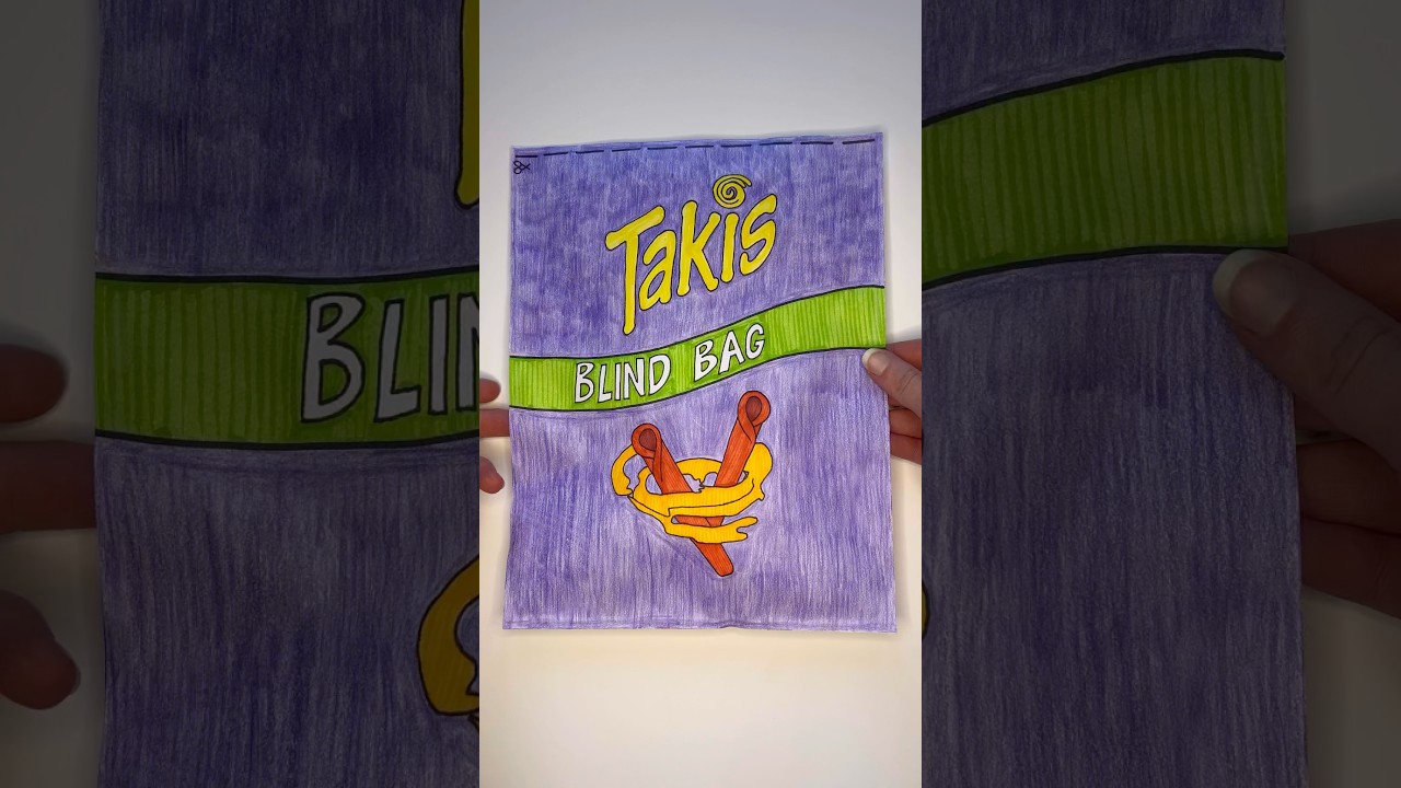 🔥Takis Blind Bag🔥 #blindbag #asmr #asmrunboxing #paperdiy #papersquishy #papercraft #art #crafts