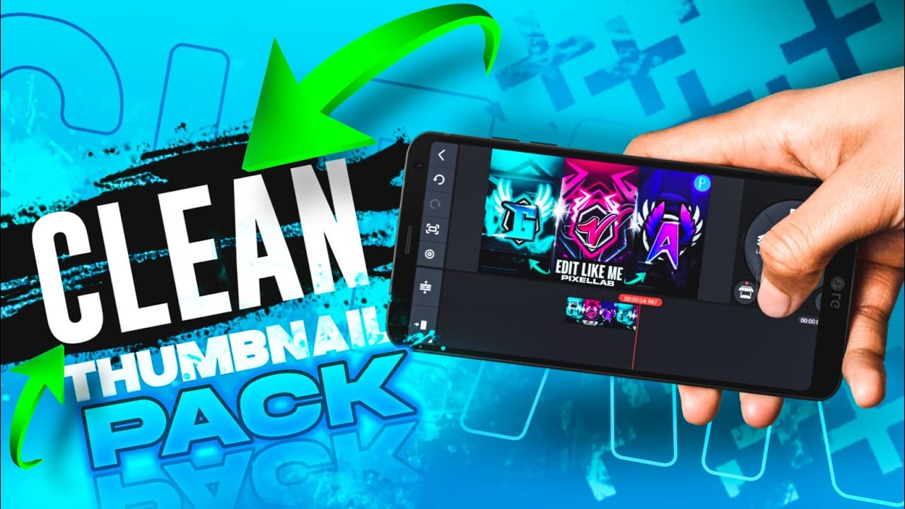 How To Create Mobile Phone Mockup Thumbnail Useing Pixellab [Free Thumbnail Pack Download]