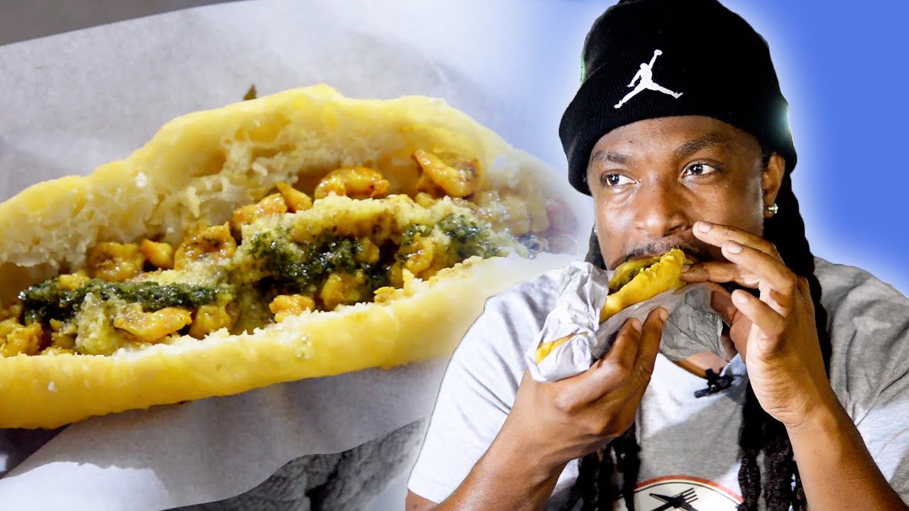 Shrimp & Chicken Pies from B&R at the Eddie Hart Food Court in Tacarigua, T&T | Foodie Finds