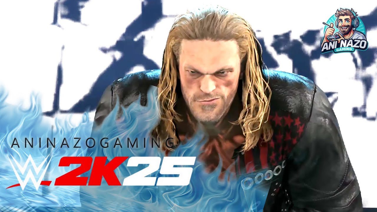EDGE w/ Entrance Theme, GFX Pack, Moveset | WWE 2K25 Full Match Showcase