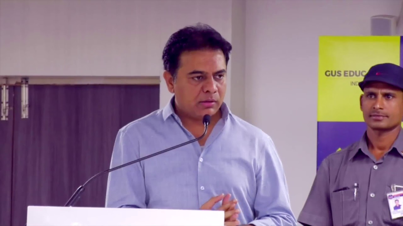 Minister KTR speech at the inaugural event of Tech Center of Global University Systems
