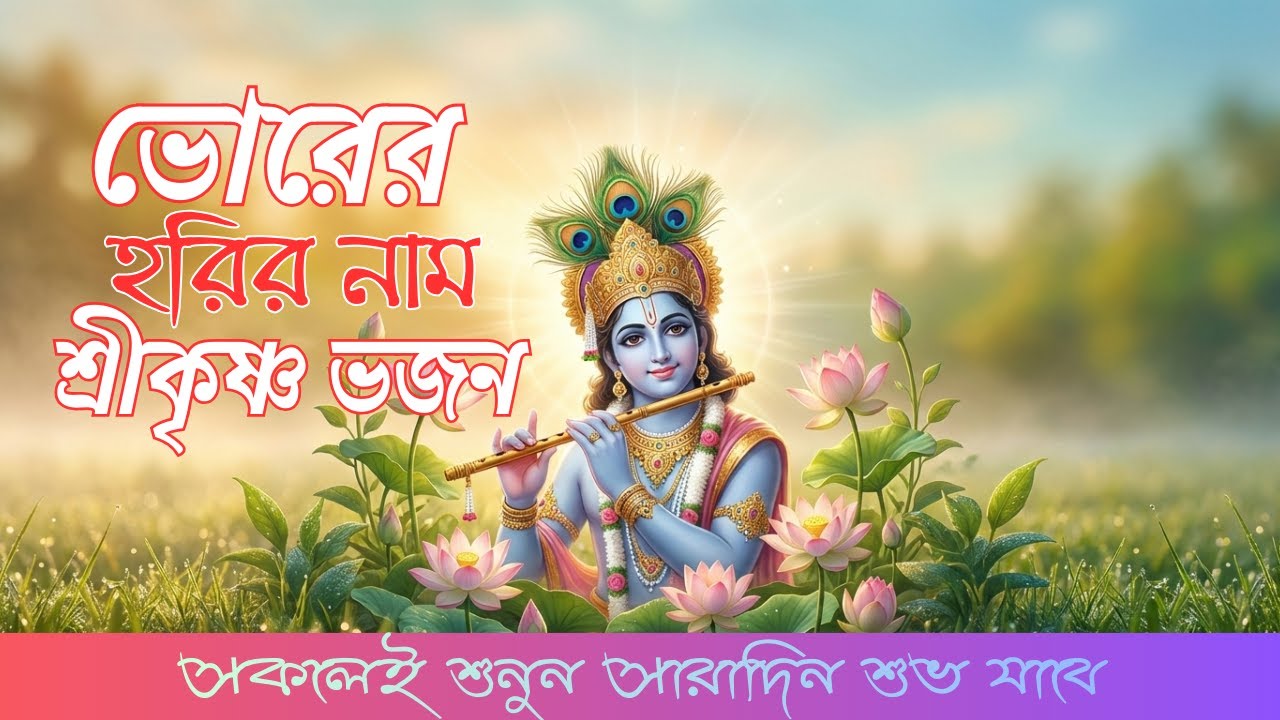 মধুর সুরে প্রভাতী হরে কৃষ্ণ নাম | মধুর হরিনাম কীর্তন | Maha Mantra Hare Krishna | কৃষ্ণ কথা