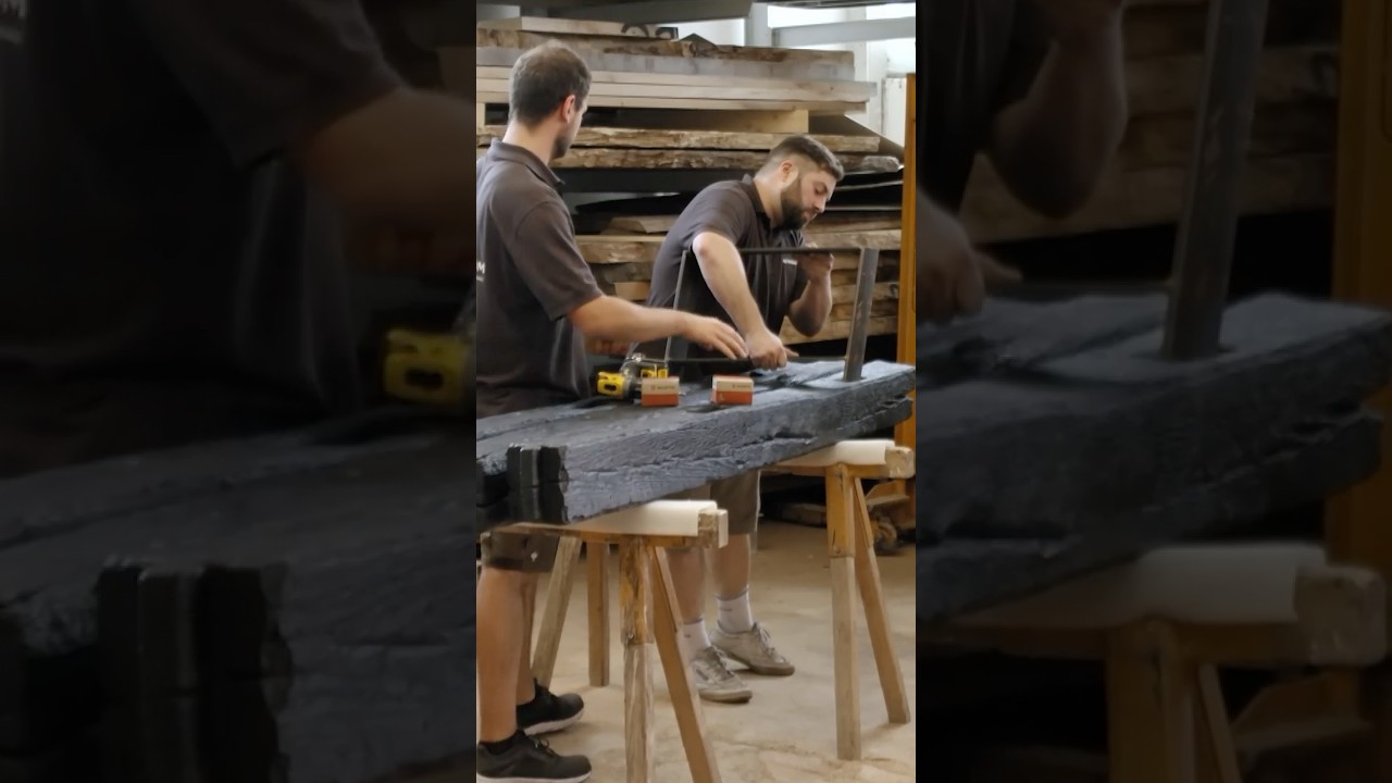 Eine Bank aus altem Holz | SWR Handwerkskunst