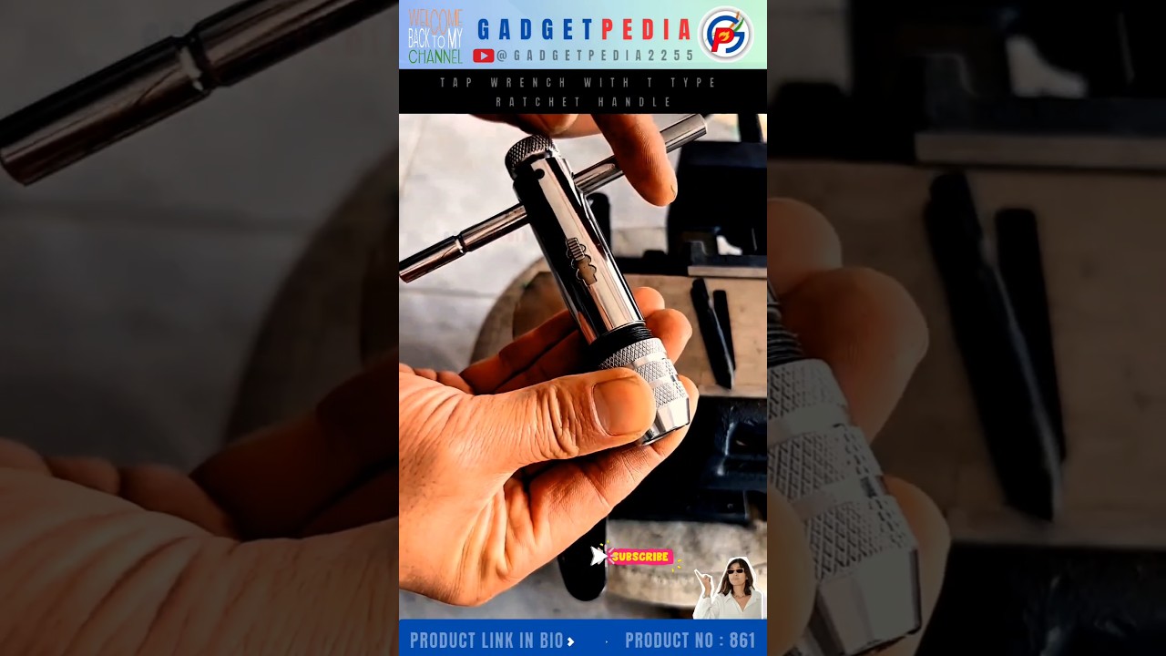 Tap Wrench with T Type Ratchet Handle #shorts #youtubeshorts #ytshorts #diy #wrench #tools
