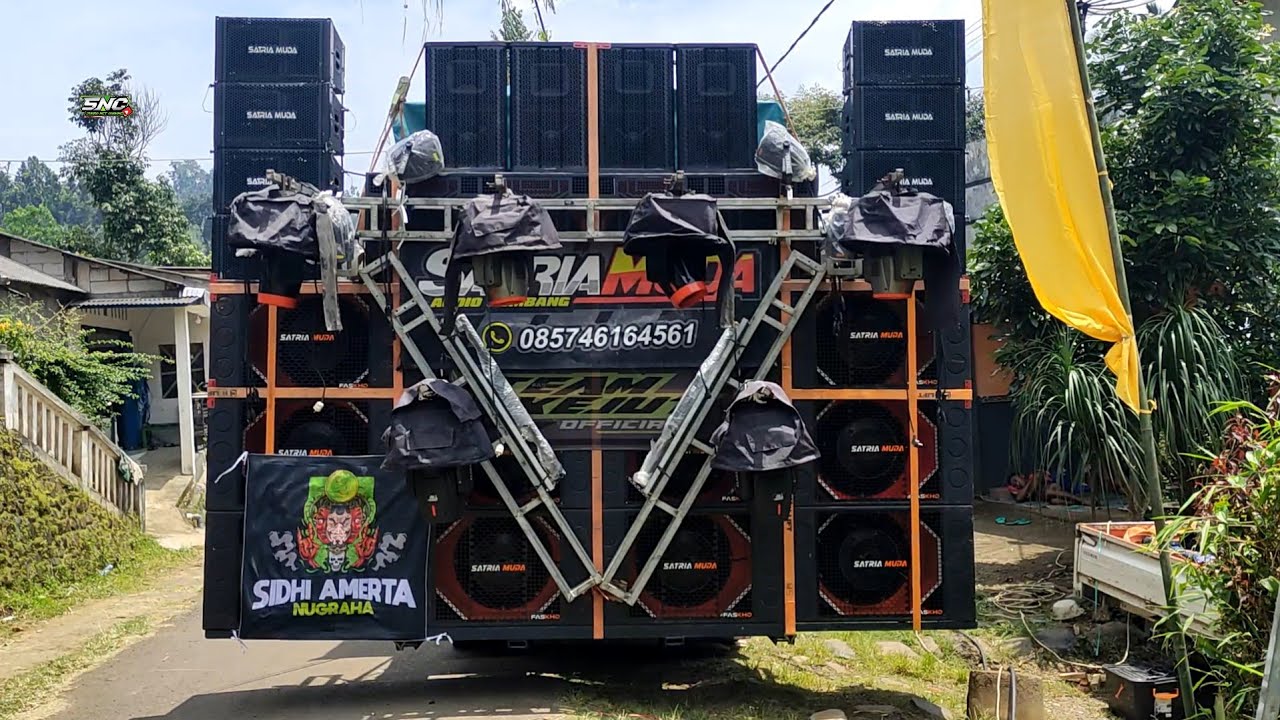 CEK SOUND SATRIA MUDA AUDIO di start pawai ogoh ogoh desa medowo kandangan kediri