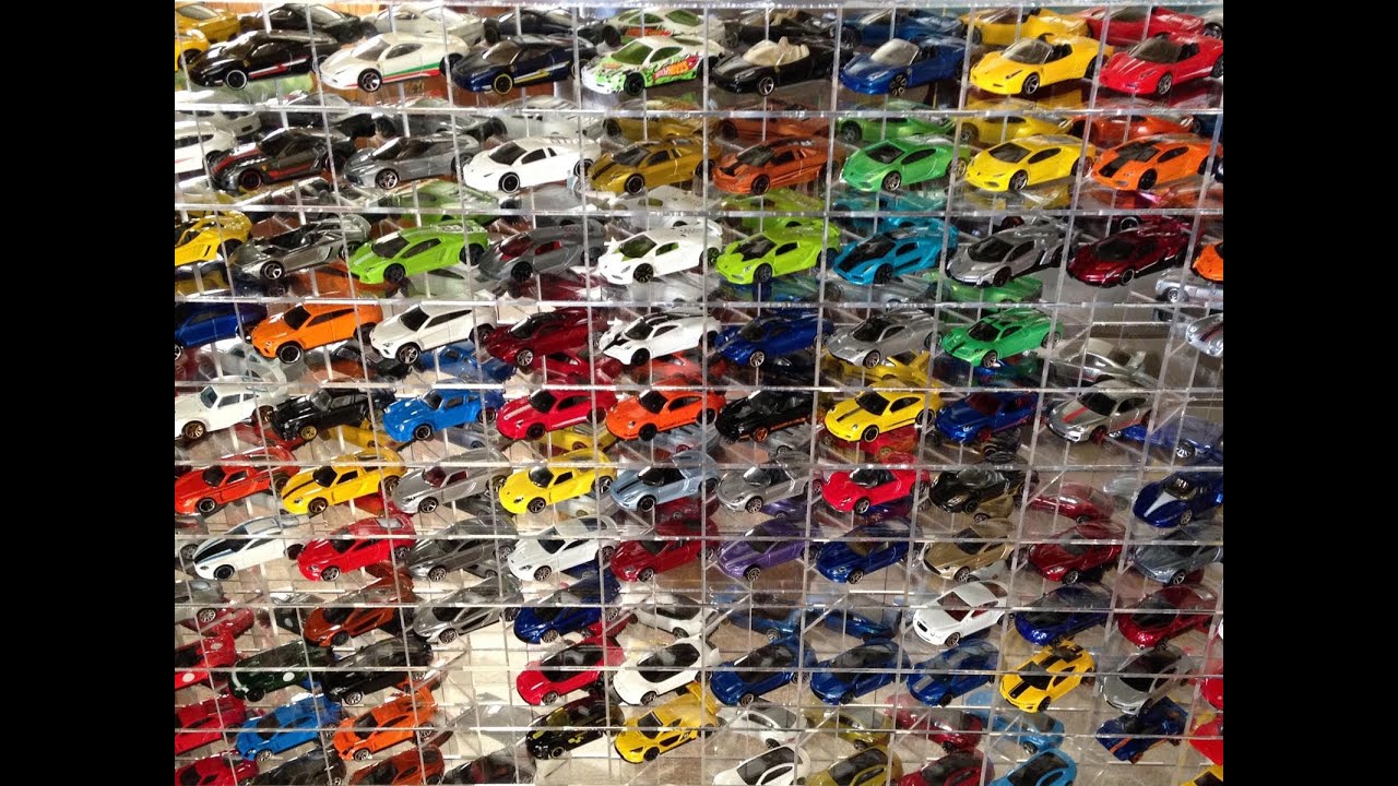 Hotwheels Exotic Car Collection Display Case Tour