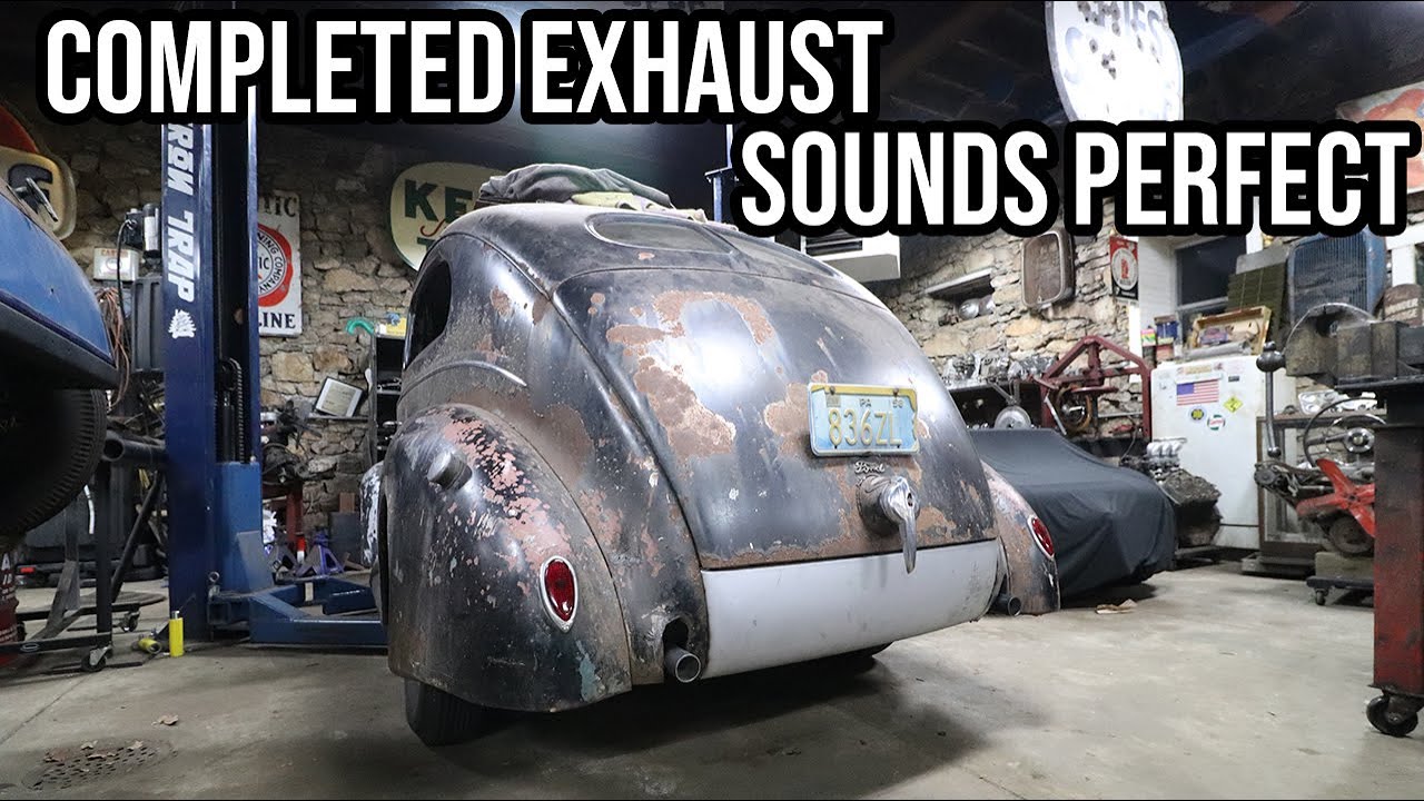 The 1939 Ford Forgotten Hot Rod's Exhaust Is Finally Complete!