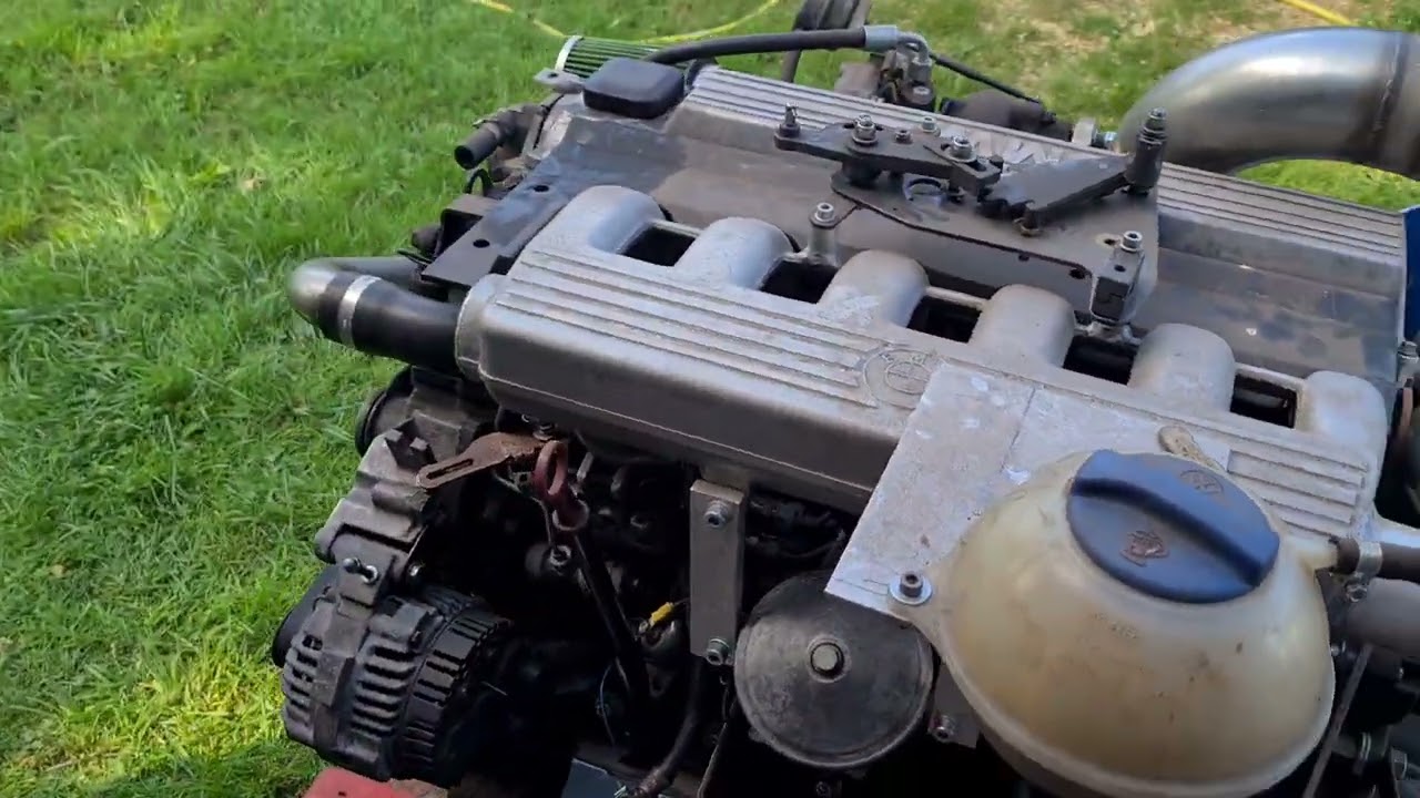 BMW M51 Mechanical Pump Marine Testrun close cooling systeem