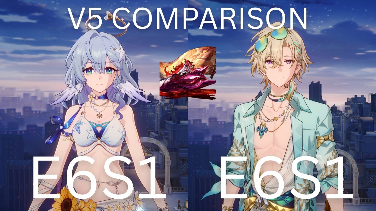 Who is Better? E6S1 Robin Summeretto vs E6S1 Aventurine Waveflair | AA King Graphia | HSR