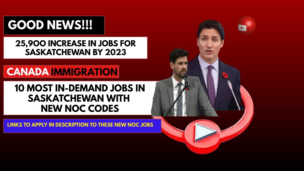 Saskatchewan 10 Most In Demand Jobs With New NOC Codes
