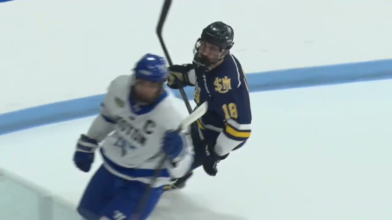 UMass Boston vs Southern Maine: Men's Ice Hockey Highlights