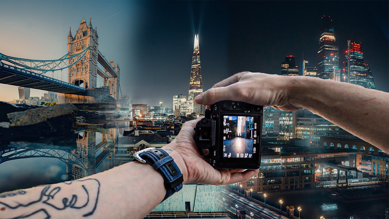 POV sunset | LOWLIGHT ROOFTOP LONDON street PHOTOGRAPHY [ SONY A7III ]