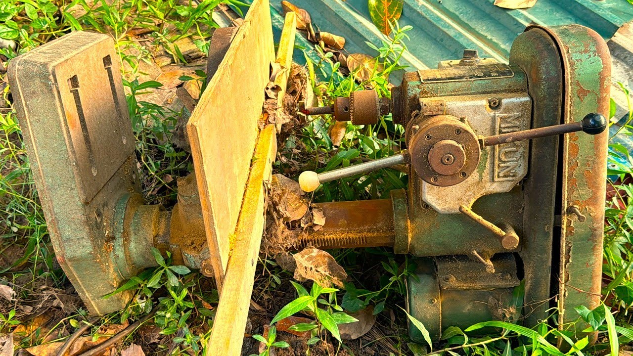 Restoration Of Old Rusty MIKUN Drill // Rugged Version With Rusty Motor
