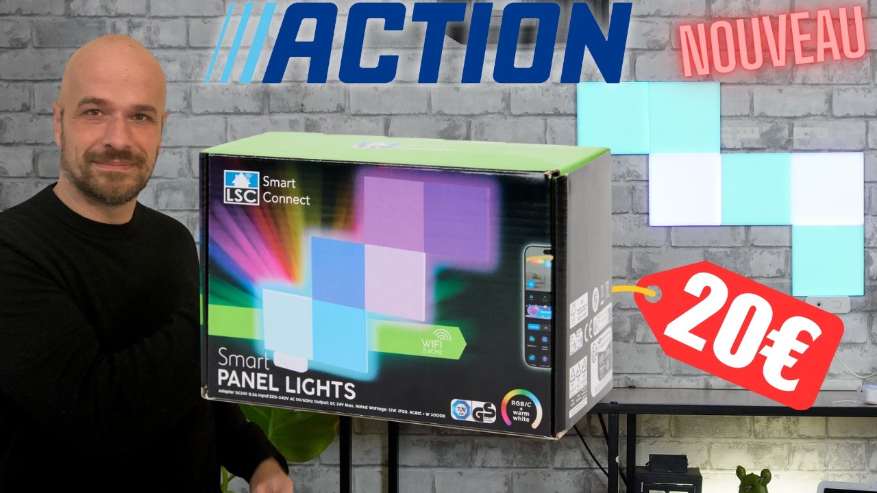 Les nouveaux Panneaux LED connecté de chez ACTION  sont ils si bien ? (LSC SMART PANEL)