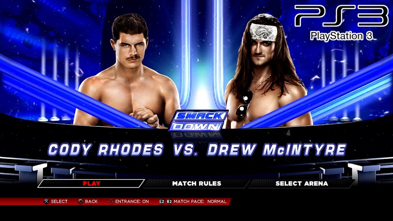 WWE 2K14 PS3 - Cody Rhodes VS Drew McIntyre - KO Match [2K][mClassic]