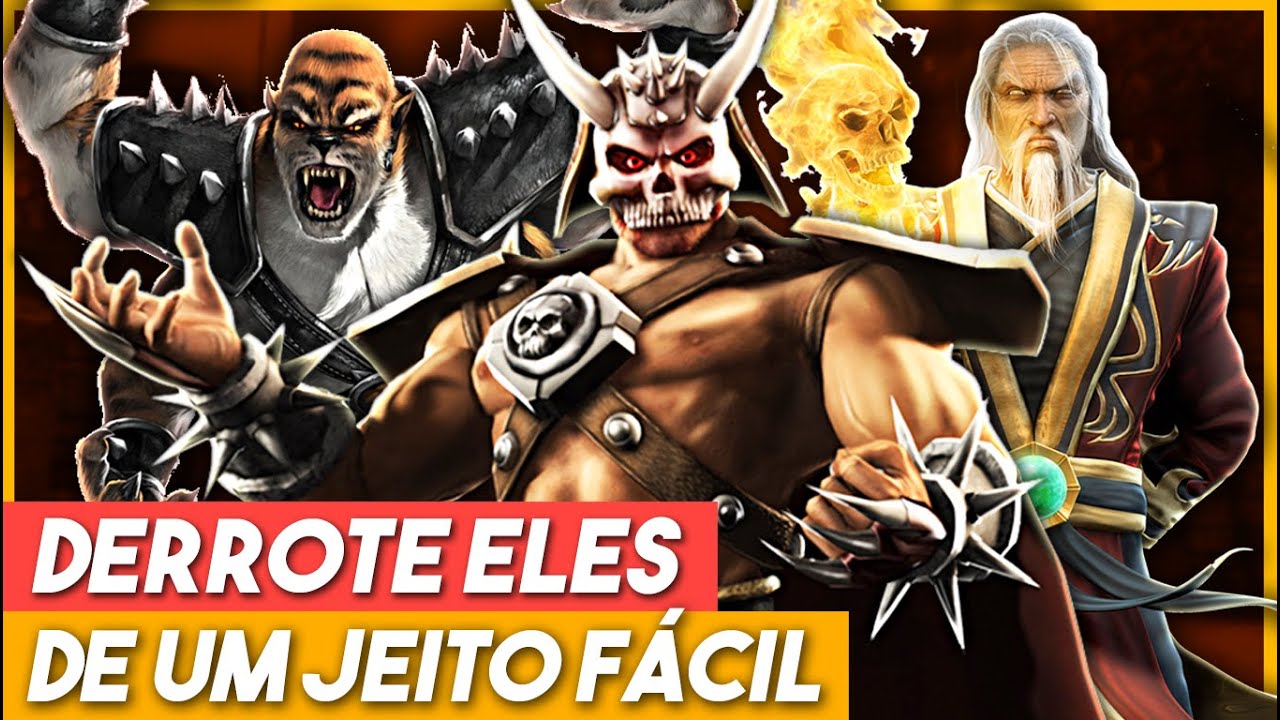 MORTAL KOMBAT SHAOLIN MONKS - COMO DERROTAR O SHANG TSUNG, KINTARO E SHAO KAHN
