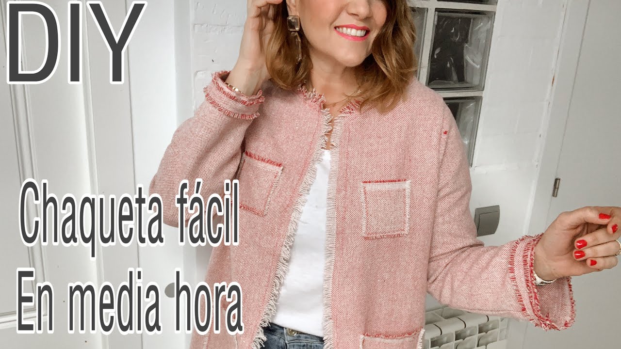 DIY Como hacer la chaqueta mas facil de mundo inspiración Chanel. Chanel inspiration