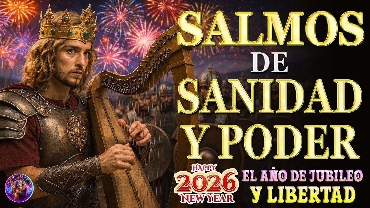 SALMOS PARA RECIBIR EL AÑO 2026 CON BENDICIÓN | Salmos que David Cantaba Con Poder  #músicahebrea