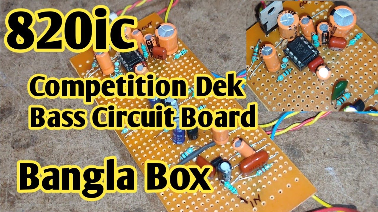 Competition Dek Bass Circuit Board