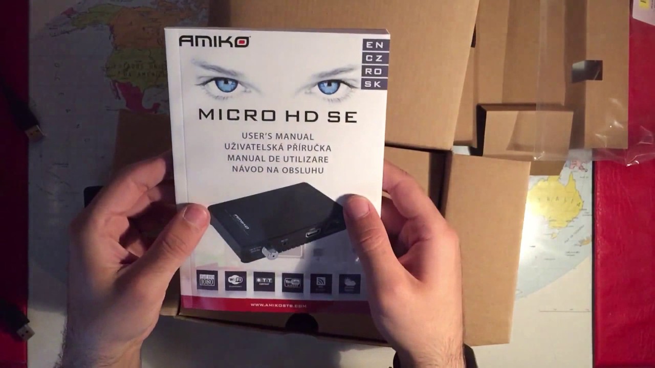 Unboxing Amiko Micro HD SE (Second Edition)