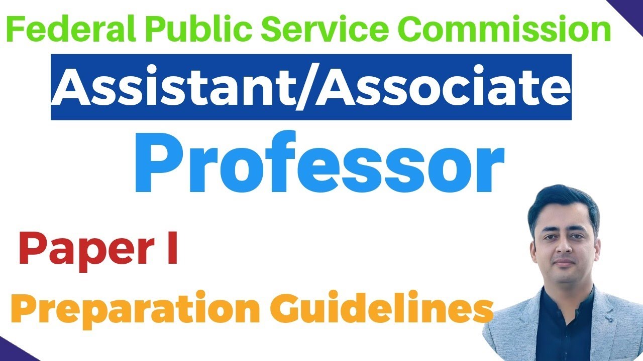 FPSC Assistant Professor FPSC Associate Professor Paper I Teaching Methodology Part Preparation