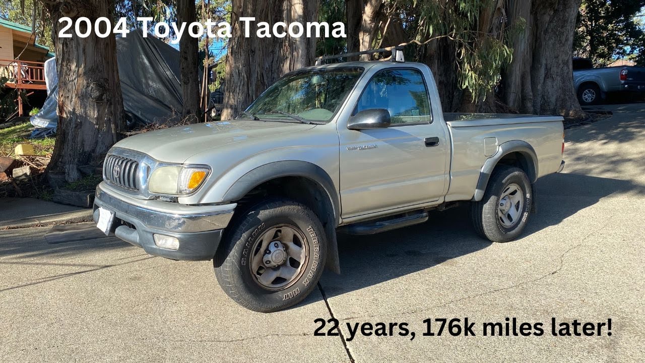 Toyota Tacoma 2004 года выпуска... 22 года, 176 тысяч миль спустя!