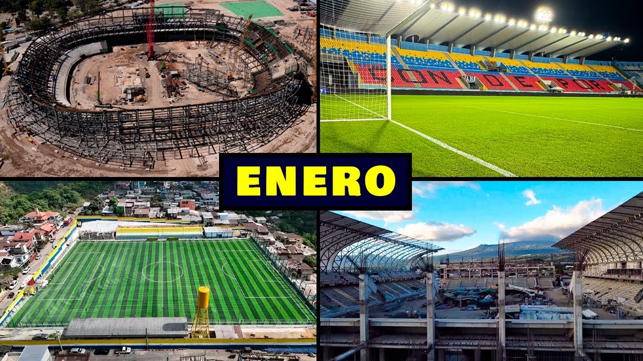 ACTUALIZACIÓN ENERO - Así avanzan los NUEVOS ESTADIOS y REMODELACIONES en CENTROAMÉRICA