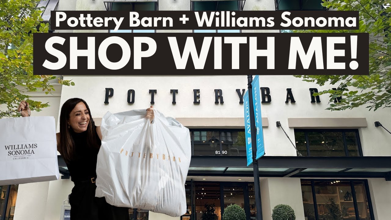 Pottery Barn и Williams Sonoma Покупайте со мной!